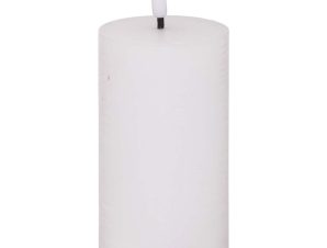 Διακοσμητικό Φωτιστικό Κερί (Φ7×15) A-S Molia Blanc 200664A